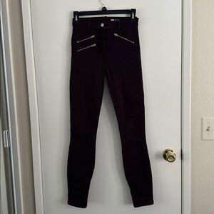 GAP Modern Stretch Skinny Pants in Deep Purple